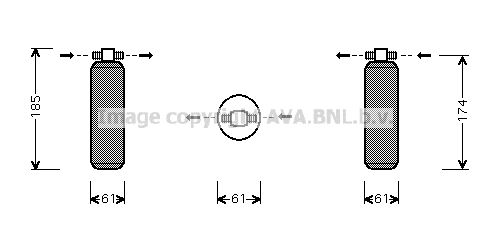 AVA QUALITY COOLING džiovintuvas, oro kondicionierius HDD116